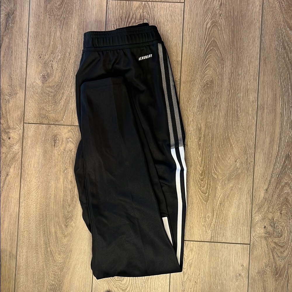 Adidas Kids Black Track Pants